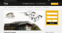 Desktop Screenshot of callhome-morzine.com